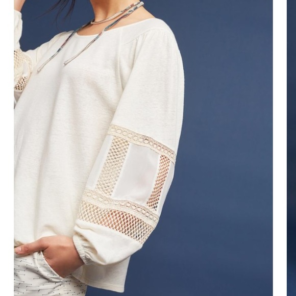 Anthropologie Tops - Anthropologie Guest Edition cotton peasant top
